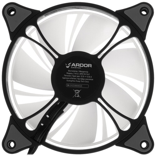 Купить Комплект вентиляторов ARDOR GAMING Mistral AR12 Kit 5in1  5431573. Характеристики, отзывы и цены в Донецке