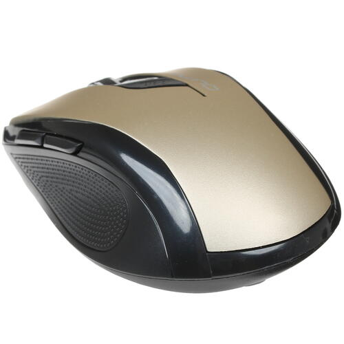 Купить Мышь беспроводная QUMO Office Line Bronze M64 золотистый  1352805. Характеристики, отзывы и цены в Донецке