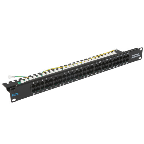 Купить Патч-панель Lanmaster TWT-PP50TEL45  8160373. Характеристики, отзывы и цены в Донецке