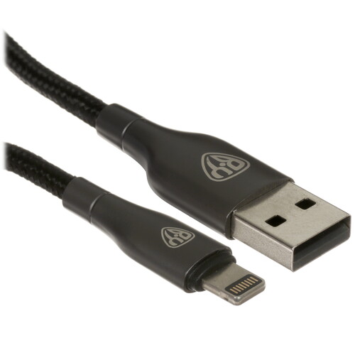 Купить Кабель круглый BY Lightning 8-pin - USB 2.0 Type-A черный 1 м  5482222. Характеристики, отзывы и цены в Донецке