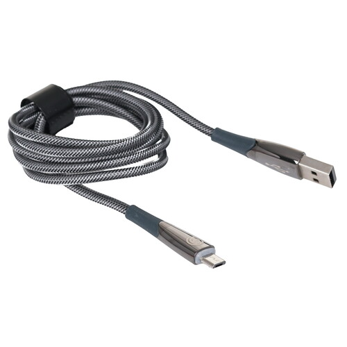 Купить Кабель круглый ВСЕГАЗИН micro USB - USB 2.0 Type-A серый 1 м  5482513. Характеристики, отзывы и цены в Донецке