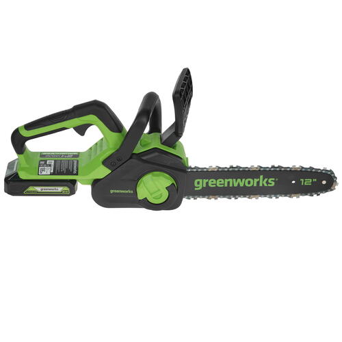 Купить Аккумуляторная цепная пила GreenWorks GD24CS30K2  24V  5081475. Характеристики, отзывы и цены в Донецке
