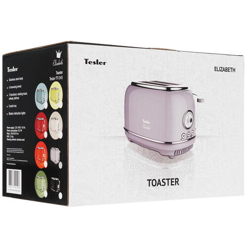 Купить Тостер TESLER TT-245 серый  8161058. Характеристики, отзывы и цены в Донецке