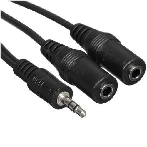 Купить Кабель   Cablexpert jack 3.5 мм - jack 3.5 мм х2 шт. черный  5630967. Характеристики, отзывы и цены в Донецке