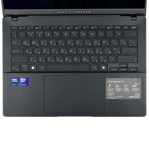Купить 14" Ноутбук ASUS Vivobook S 14 OLED S5406SA-QD203 черный  5491778. Характеристики, отзывы и цены в Донецке
