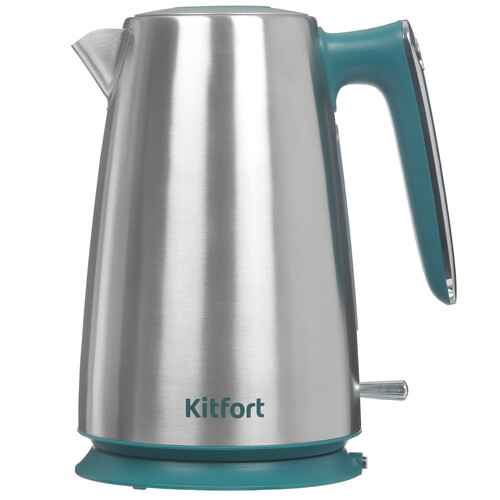 Купить Электрочайник Kitfort КТ-8725 серебристый  9306842. Характеристики, отзывы и цены в Донецке