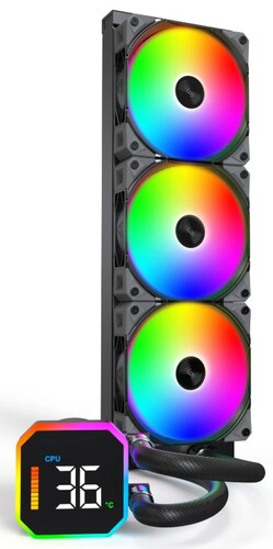 Купить Система охлаждения Montech HyperFlow Digital 360 черная  5633181. Характеристики, отзывы и цены в Донецке