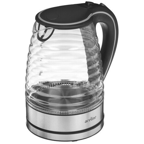 Купить Электрочайник Aceline KG-1700 Wave черный  5630593. Характеристики, отзывы и цены в Донецке