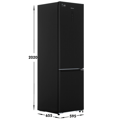 Купить Холодильник с морозильником   Hisense RB5P410SAFE черный  9300176. Характеристики, отзывы и цены в Донецке