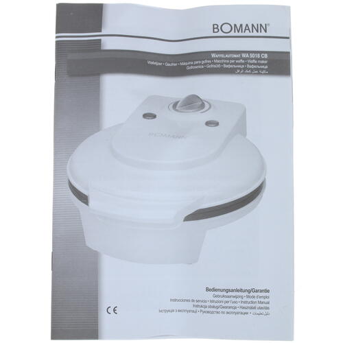 Купить Вафельница Bomann WA 5018 черный  7921579. Характеристики, отзывы и цены в Донецке