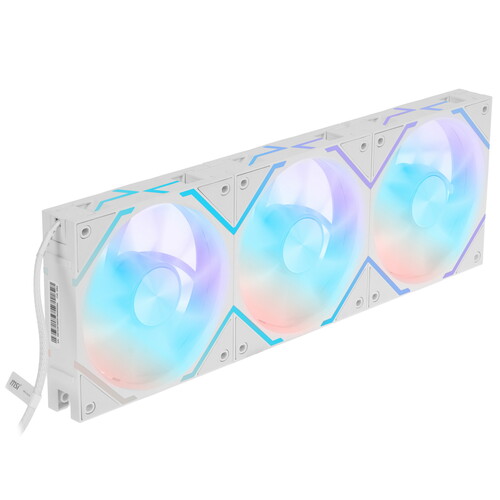 Купить Комплект вентиляторов MSI MPG EZ120 ARGB  белый  5493836. Характеристики, отзывы и цены в Донецке