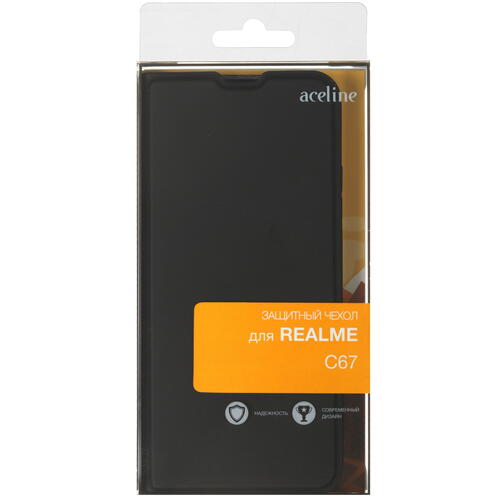 Купить Чехол-книжка  Aceline Kors для realme C67 черный  5444974. Характеристики, отзывы и цены в Донецке