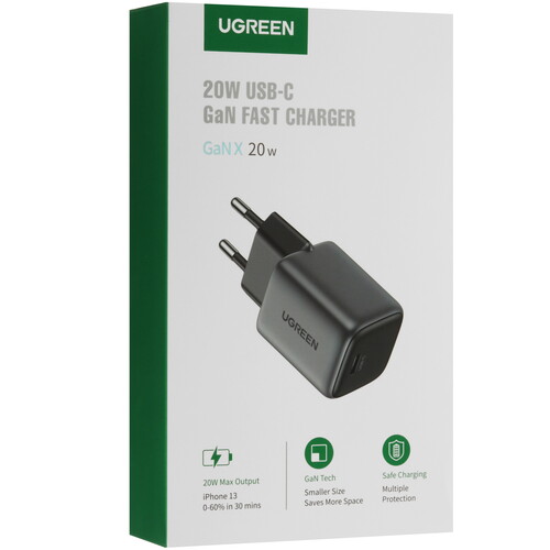 Купить Сетевое зарядное устройство Ugreen CD318 серый  5454118. Характеристики, отзывы и цены в Донецке
