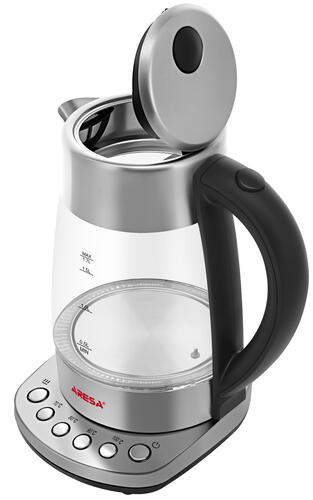 Купить Электрочайник Aresa AR-3460 серебристый  5300805. Характеристики, отзывы и цены в Донецке