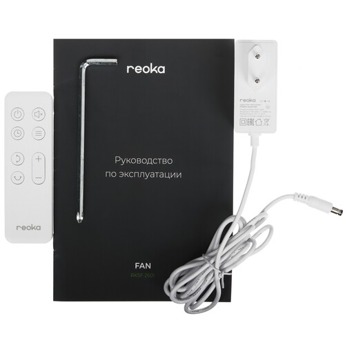 Купить Вентилятор Reoka RKSF-2601  белый  9198007. Характеристики, отзывы и цены в Донецке