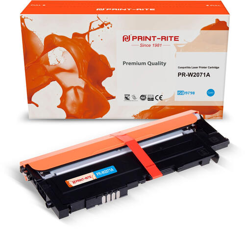Купить Картридж лазерный Print-Rite W2071A голубой  9934142. Характеристики, отзывы и цены в Донецке