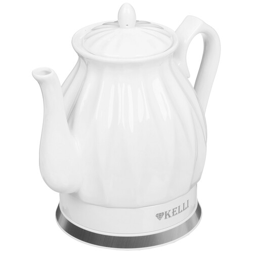 Купить Электрочайник KELLI KL-1341 белый  8195730. Характеристики, отзывы и цены в Донецке