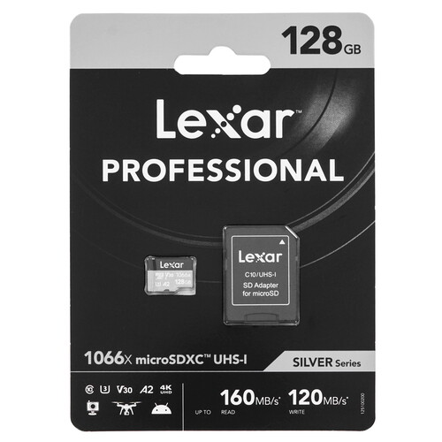 Купить Карта памяти Lexar microSDXC 128 ГБ [LMS1066128G-BNANG]  5456365. Характеристики, отзывы и цены в Донецке