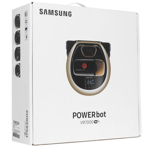 Купить Робот-пылесос Samsung SR10M7030WG черный  8105225. Характеристики, отзывы и цены в Донецке