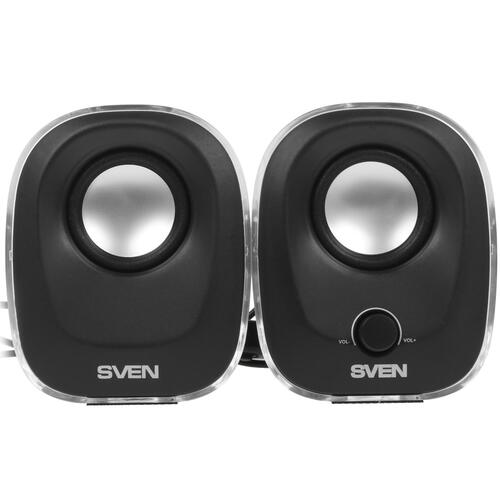 Купить Колонки SVEN 330 черный  1152005. Характеристики, отзывы и цены в Донецке