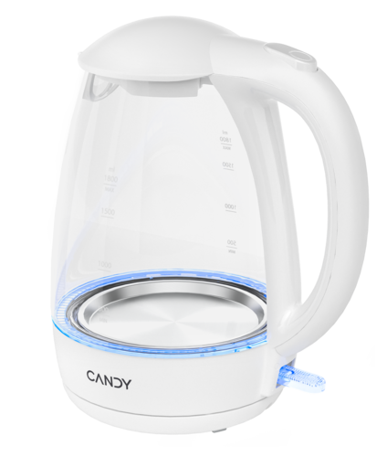 Купить Электрочайник Candy CK-300 белый  9953770. Характеристики, отзывы и цены в Донецке