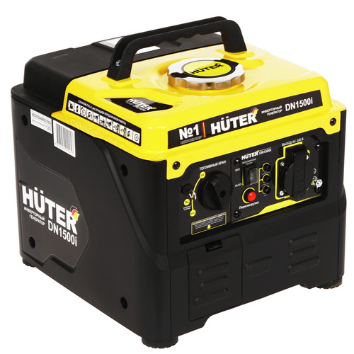 Купить Электрогенератор   бензиновый Huter DN1500i  1263986. Характеристики, отзывы и цены в Донецке