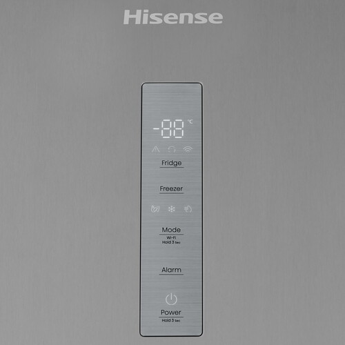 Купить Холодильник с морозильником   Hisense RB5P410SACE серебристый  9300175. Характеристики, отзывы и цены в Донецке
