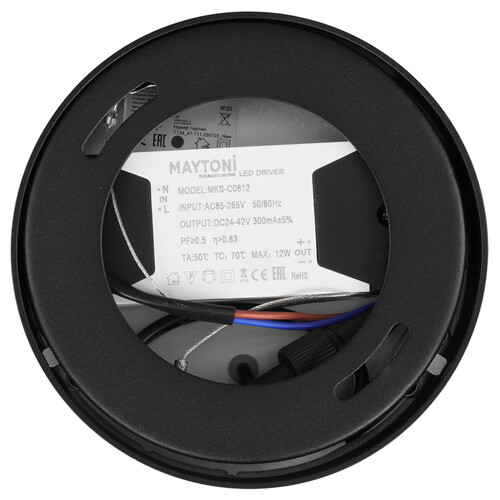 Купить Светильник потолочный Technical C032CL-12W3K-RD-B черный/черный  9143194. Характеристики, отзывы и цены в Донецке