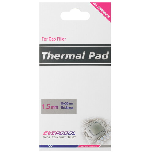 Купить Термопрокладка Evercool Thermal Pad [TGF-N/1.5]  5030412. Характеристики, отзывы и цены в Донецке