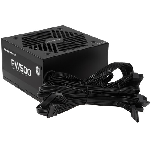 Купить Блок питания PowerCase PW500 [PS-500W-DC] черный  9168456. Характеристики, отзывы и цены в Донецке
