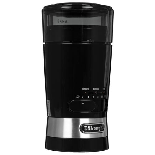 Купить Кофемолка электрическая Delonghi KG210BL черный  5319876. Характеристики, отзывы и цены в Донецке