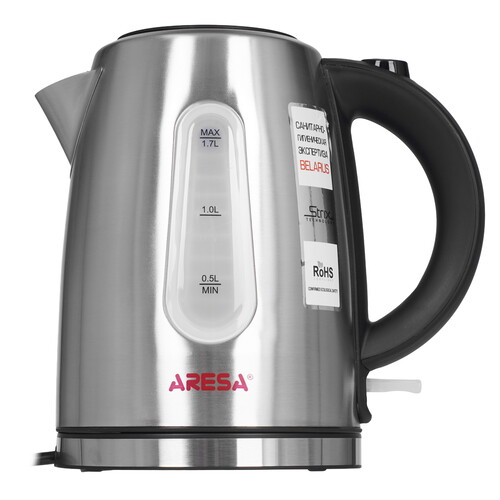 Купить Электрочайник Aresa AR-3483 серебристый  9300207. Характеристики, отзывы и цены в Донецке