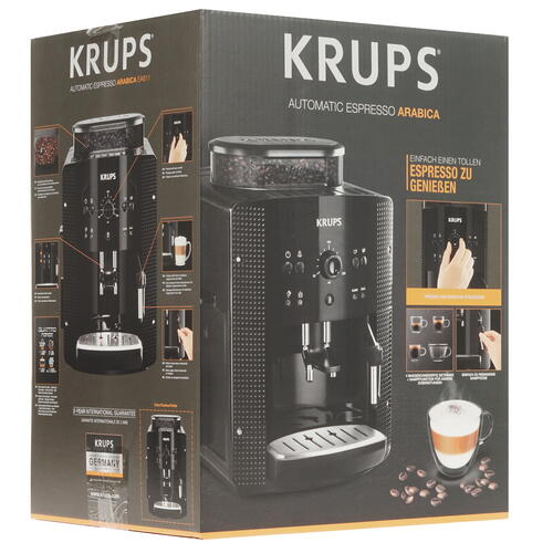 Купить Кофемашина автоматическая Krups Essential EA810870 черный  5430286. Характеристики, отзывы и цены в Донецке