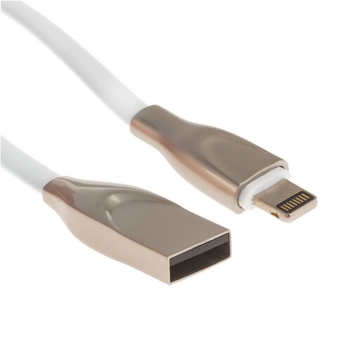 Купить Кабель круглый FORZA Lightning 8-pin - USB 2.0 Type-A белый 1 м  5482329. Характеристики, отзывы и цены в Донецке