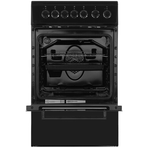 Купить Электрическая плита Indesit ISV5F1HB черный  9306996. Характеристики, отзывы и цены в Донецке