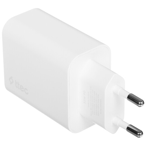 Купить Сетевое зарядное устройство TTEC SmartCharger Duo 30W белый  9140733. Характеристики, отзывы и цены в Донецке
