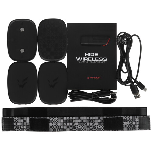 Купить Беспроводные/проводные наушники ARDOR GAMING Hide Wireless черный 2024  9076232. Характеристики, отзывы и цены в Донецке