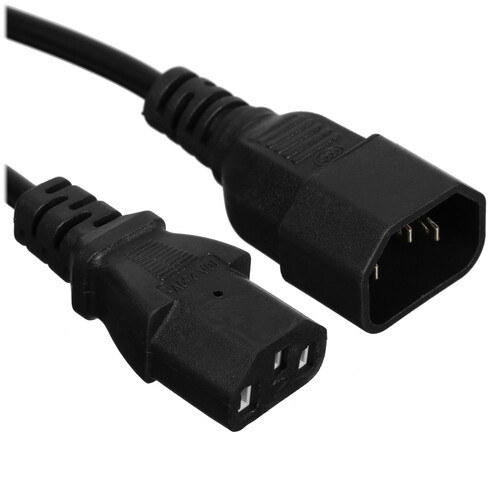 Купить Кабель питания iOpen IEC 320 C13 - IEC 320 C14  5471648. Характеристики, отзывы и цены в Донецке