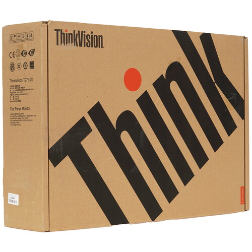 Купить 27" Монитор Lenovo ThinkVision T27q-20 черный  5458670. Характеристики, отзывы и цены в Донецке
