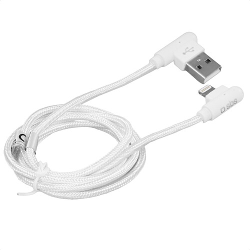 Купить Кабель круглый SBS Lightning 8-pin - USB 2.0 Type-A белый 1 м  5471852. Характеристики, отзывы и цены в Донецке