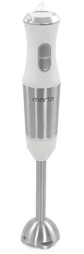 Купить Блендер погружной MARTA MT-1574 белый  9934642. Характеристики, отзывы и цены в Донецке