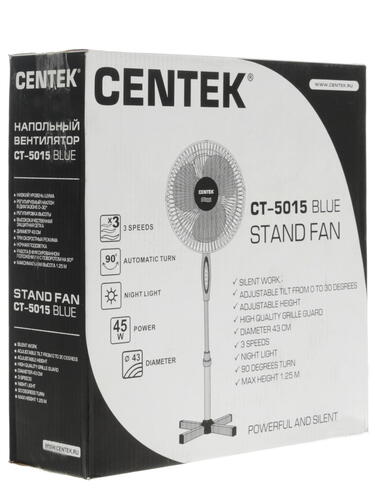 Купить Вентилятор Centek CT-5015  белый  1118403. Характеристики, отзывы и цены в Донецке