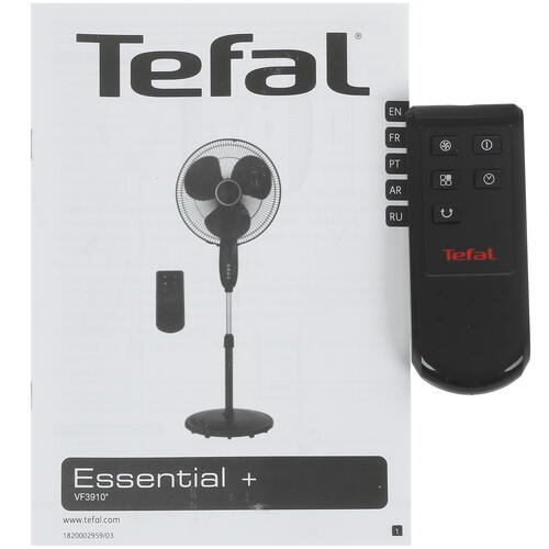 Купить Вентилятор Tefal Еssential VF3910F0  черный  5317161. Характеристики, отзывы и цены в Донецке
