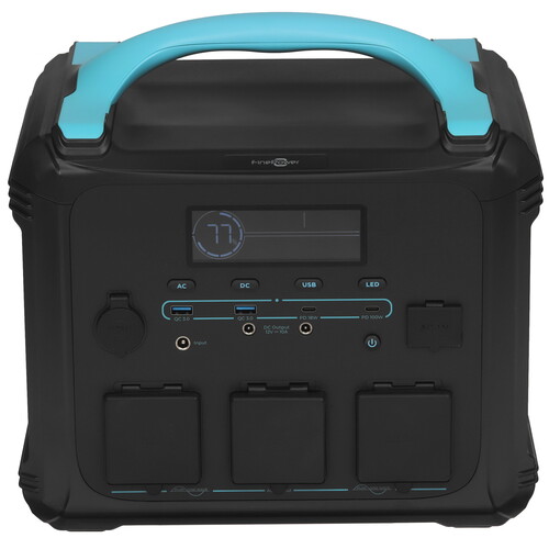 Купить Портативная зарядная станция FinePower Zeus 1000 черный  5434036. Характеристики, отзывы и цены в Донецке