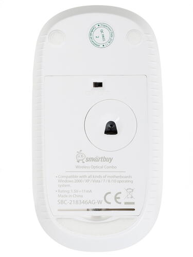Купить Клавиатура+мышь беспроводная   Smartbuy SBC-218346AG-W белый  1114814. Характеристики, отзывы и цены в Донецке