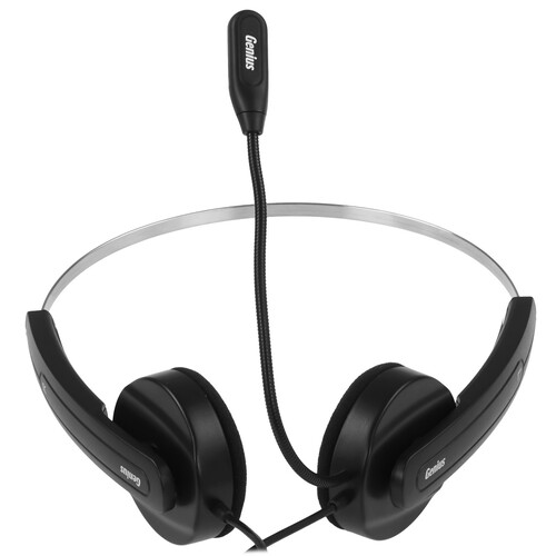 Купить Проводные наушники Genius HS-220U черный 2023  9140301. Характеристики, отзывы и цены в Донецке