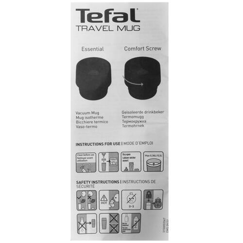 Купить Термокружка Tefal Classic Twist N2024410 розовый  5464244. Характеристики, отзывы и цены в Донецке