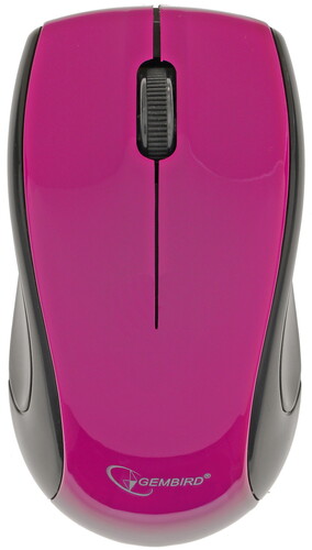 Купить Мышь беспроводная Gembird MUSW-320-P  фиолетовый  1229895. Характеристики, отзывы и цены в Донецке