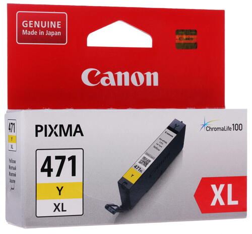 Купить Картридж Canon CLI-471Y XL желтый  1040143. Характеристики, отзывы и цены в Донецке