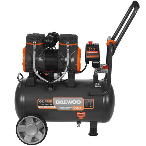 Купить Компрессор поршневой безмасляный Daewoo DAC 240S  5412917. Характеристики, отзывы и цены в Донецке